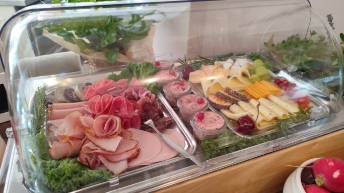 Frühstück Buffetausschnitt